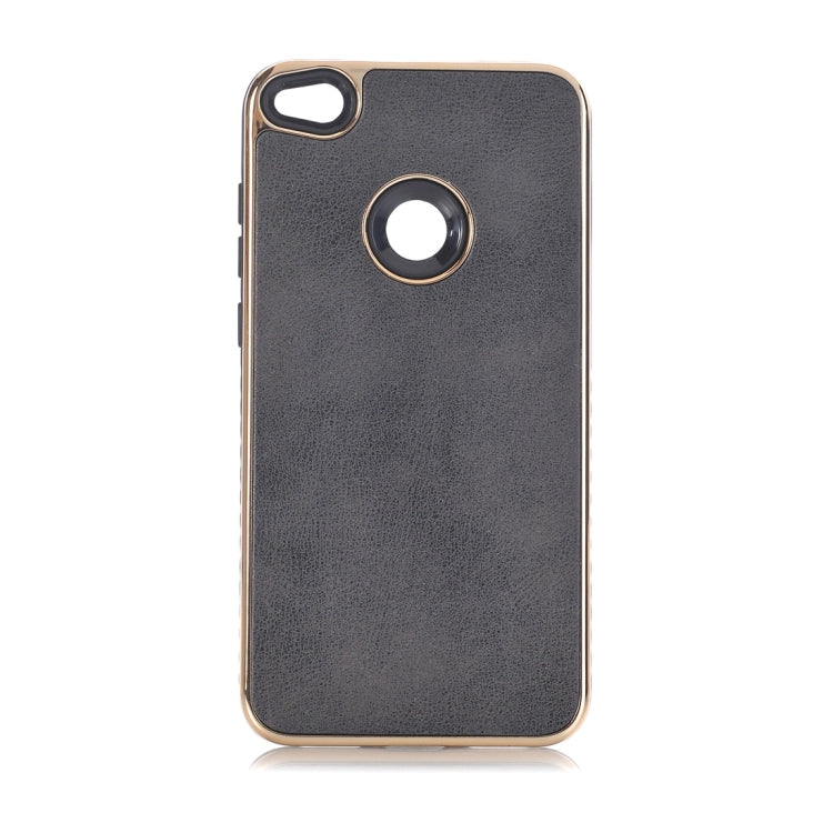 For Huawei  P8 Liteï¼ˆ2017ï¼‰Crazy Horse Texture Electroplating Back Cover