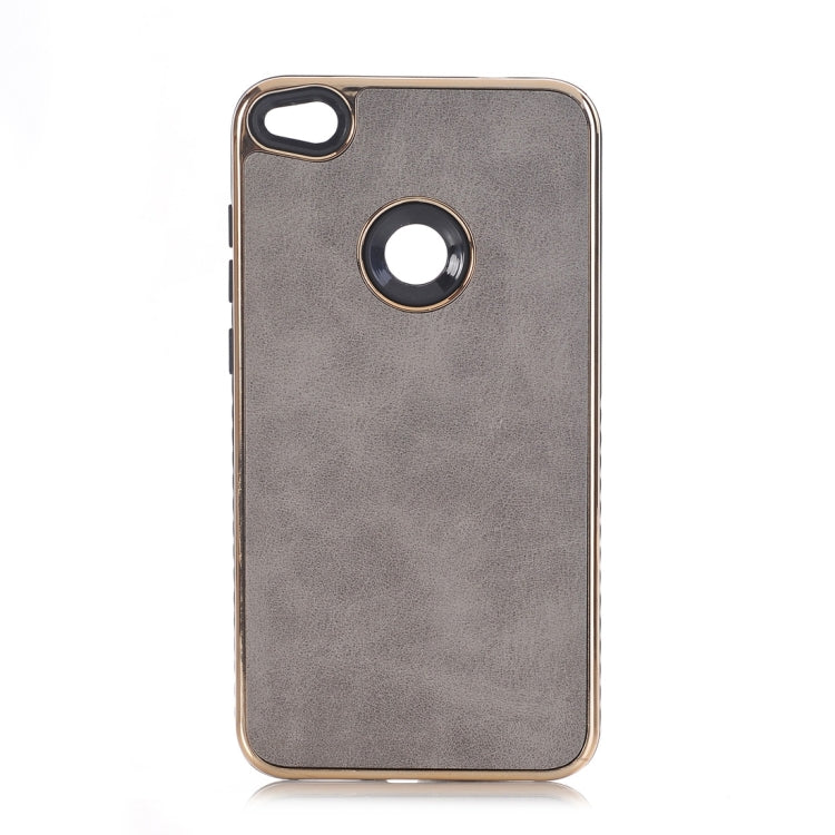 For Huawei  P8 Liteï¼ˆ2017ï¼‰Crazy Horse Texture Electroplating Back Cover