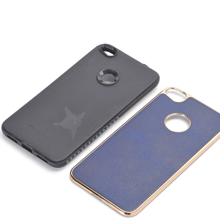 For Huawei  P8 Liteï¼ˆ2017ï¼‰Crazy Horse Texture Electroplating Back Cover