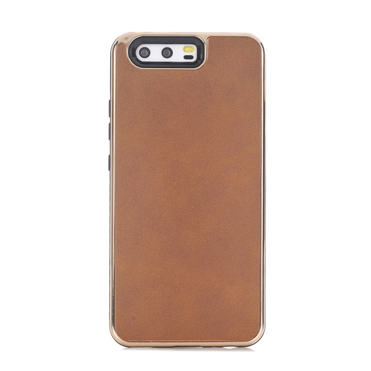 For Huawei  P10 Crazy Horse Texture Electroplating Back Cover