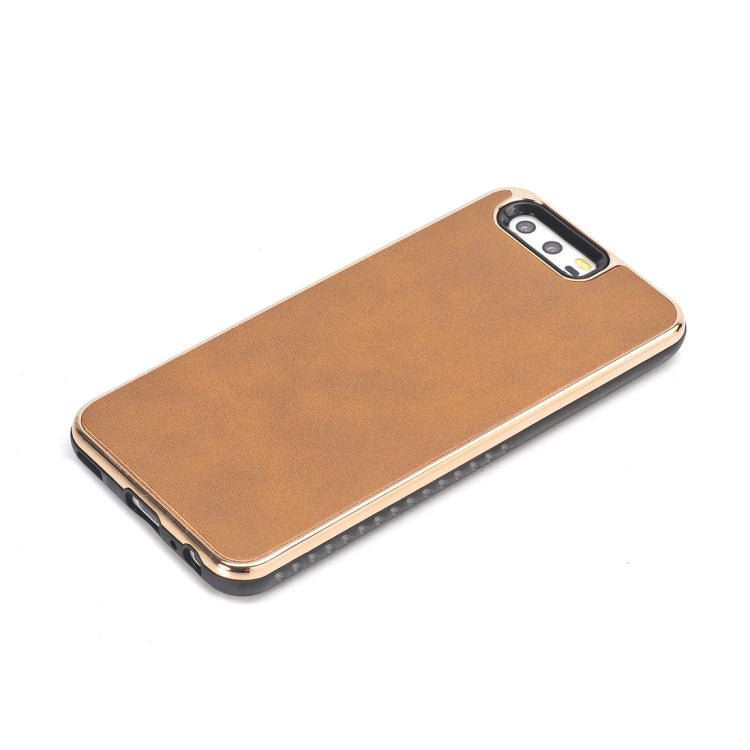 For Huawei  P10 Crazy Horse Texture Electroplating Back Cover