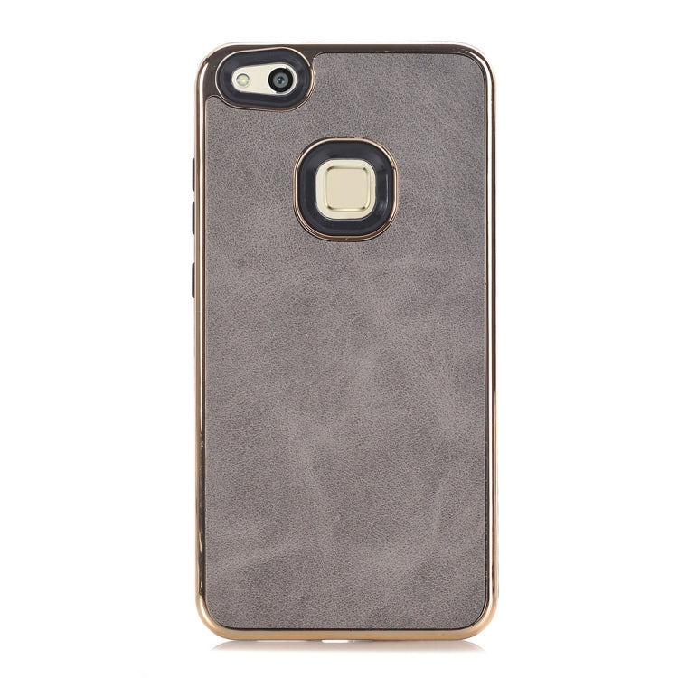 For Huawei  P10 Lite Crazy Horse Texture Electroplating Back Cover