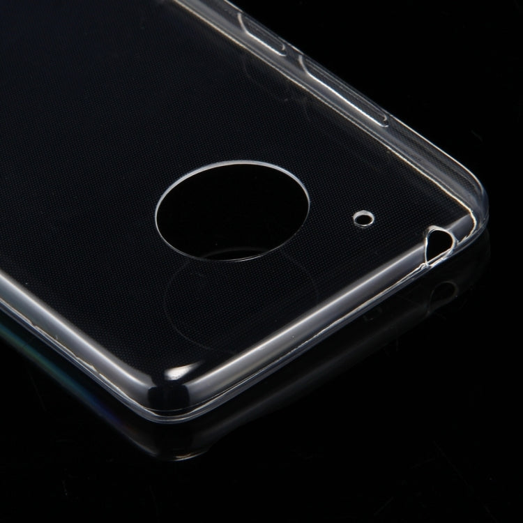 50 PCS for Motorola Moto G5 0.75mm Ultra-thin Transparent TPU Protective Case