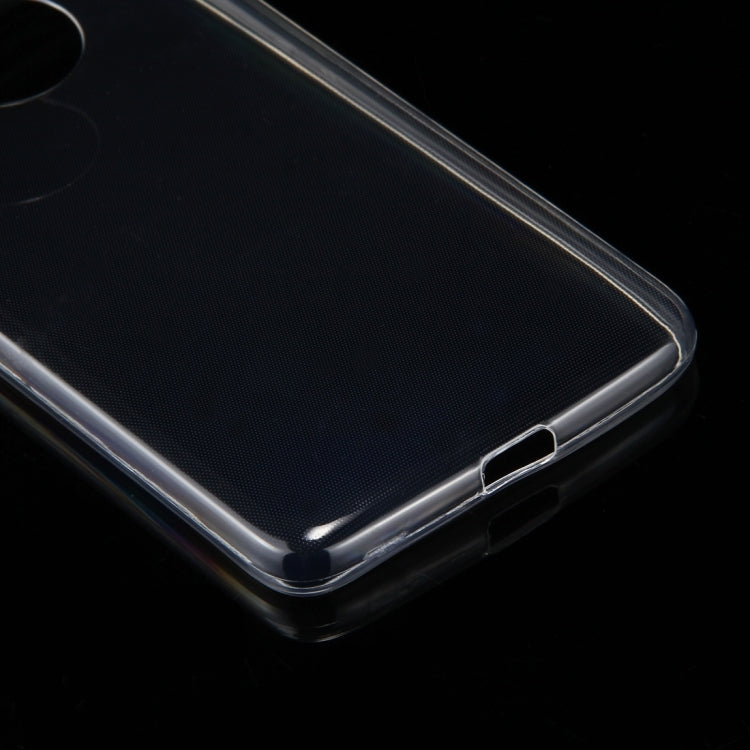 50 PCS for Motorola Moto G5 0.75mm Ultra-thin Transparent TPU Protective Case