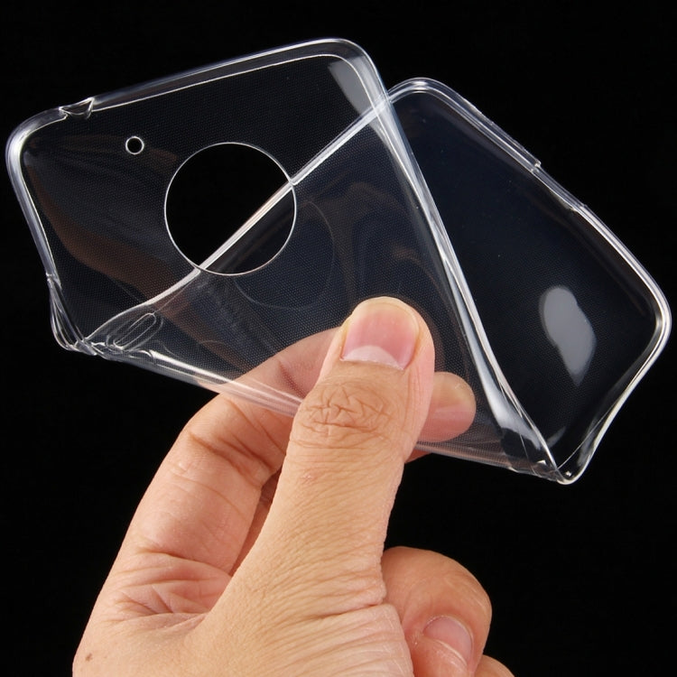 For Motorola Moto G5 0.75mm Ultra-thin Transparent TPU Protective Case (Transparent)