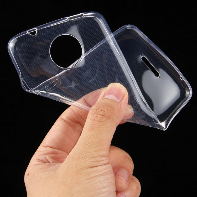 For Motorola Moto C 0.75mm Ultra-thin Transparent TPU Protective Case(Transparent)