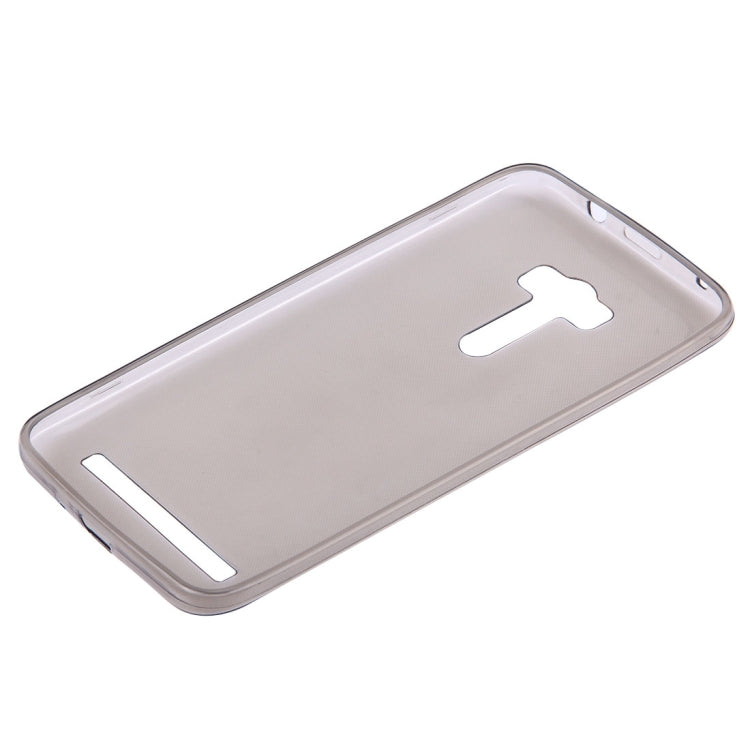 For Asus ZenFone Selfie / ZD551KL 0.75mm Ultra-thin Transparent TPU Protective Case(Grey)