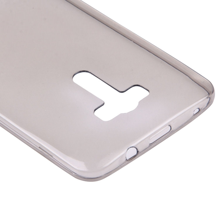 For Asus ZenFone Selfie / ZD551KL 0.75mm Ultra-thin Transparent TPU Protective Case(Grey)