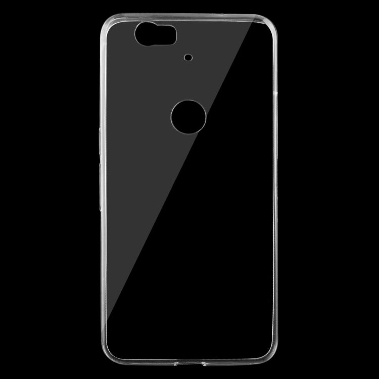 50 PCS for Google Nexus 6P 0.75mm Ultra-thin Transparent TPU Protective Case
