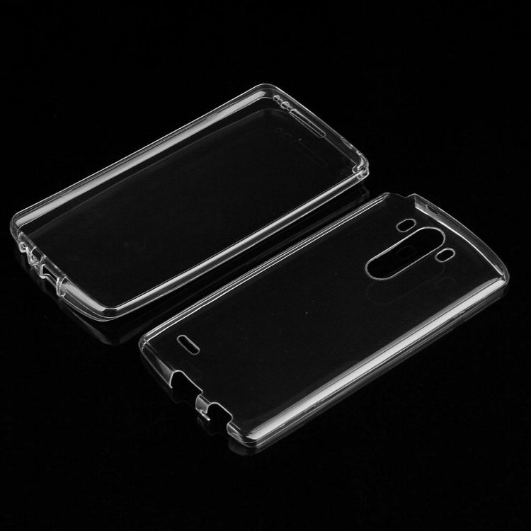 For LG G3 0.75mm Double-sided Ultra-thin Transparent TPU Protective Case (Transparent)