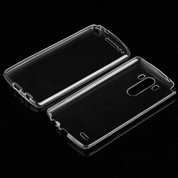 For LG G3 0.75mm Double-sided Ultra-thin Transparent TPU Protective Case (Transparent)