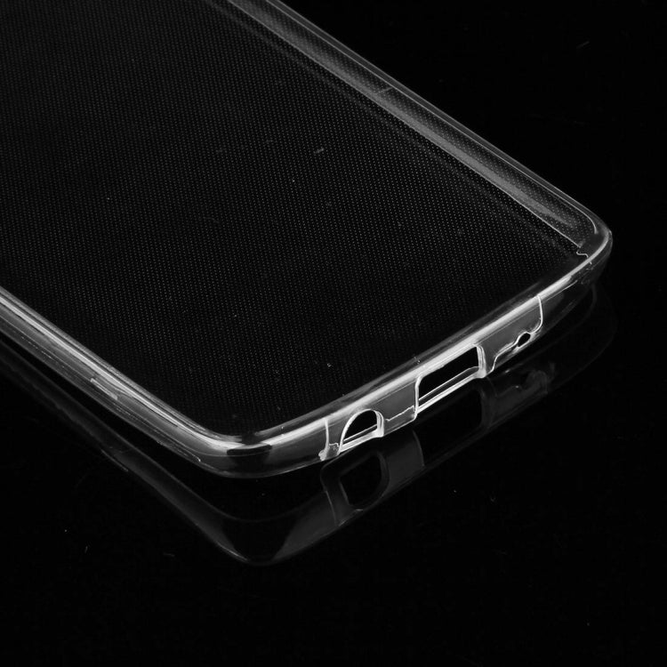 For LG K8 0.75mm Double-sided Ultra-thin Transparent TPU Protective Case(Transparent)