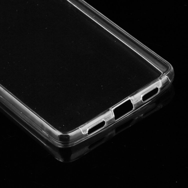 For Huawei  P8 Lite 0.75mm Double-sided Ultra-thin Transparent TPU Protective Case (Transparent)