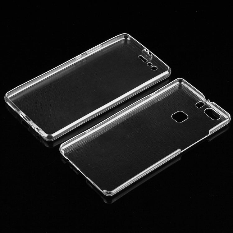 For Huawei  P9 Plus 0.75mm Double-sided Ultra-thin Transparent TPU Protective Case (Transparent)