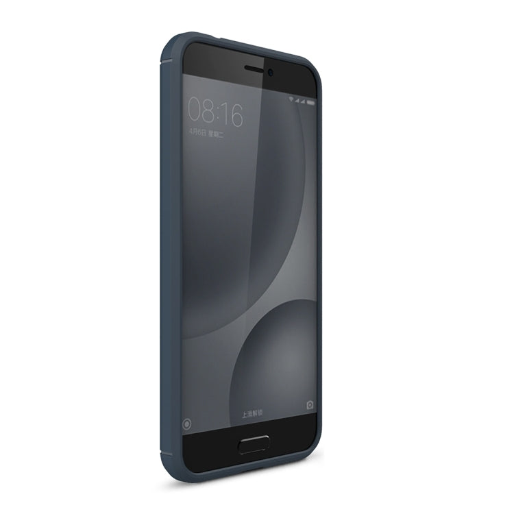 For Xiaomi  Mi 5c Brushed Carbon Fiber Texture Shockproof TPU Protective Cover Case
