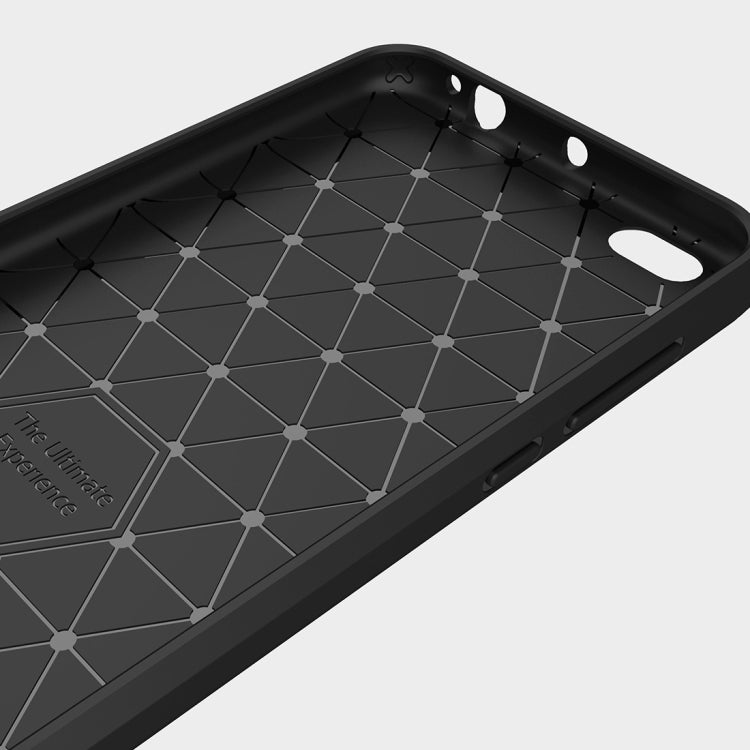 For Xiaomi  Mi 5c Brushed Carbon Fiber Texture Shockproof TPU Protective Cover Case