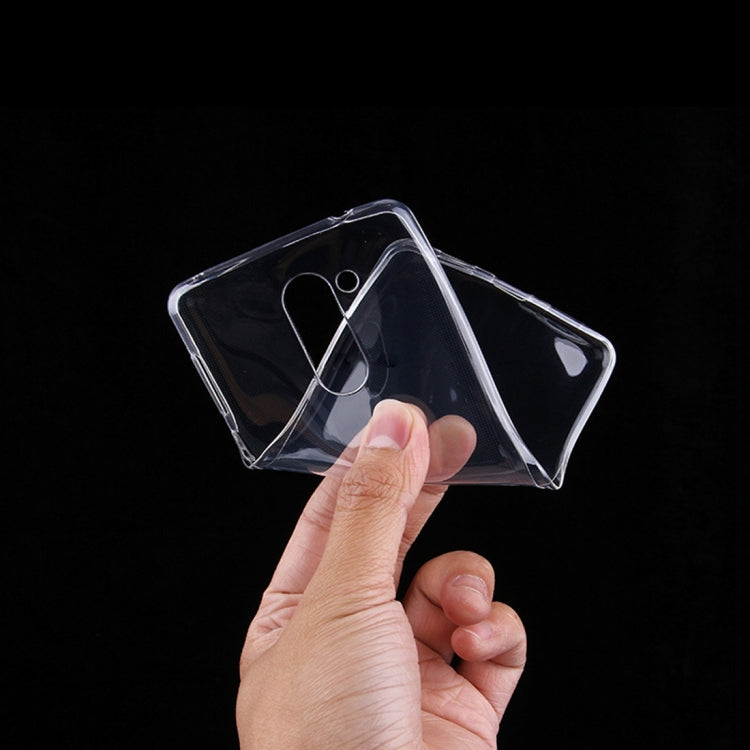 For Huawei Honor 6X 0.75mm Ultra-thin Transparent TPU Protective Case(Transparent)