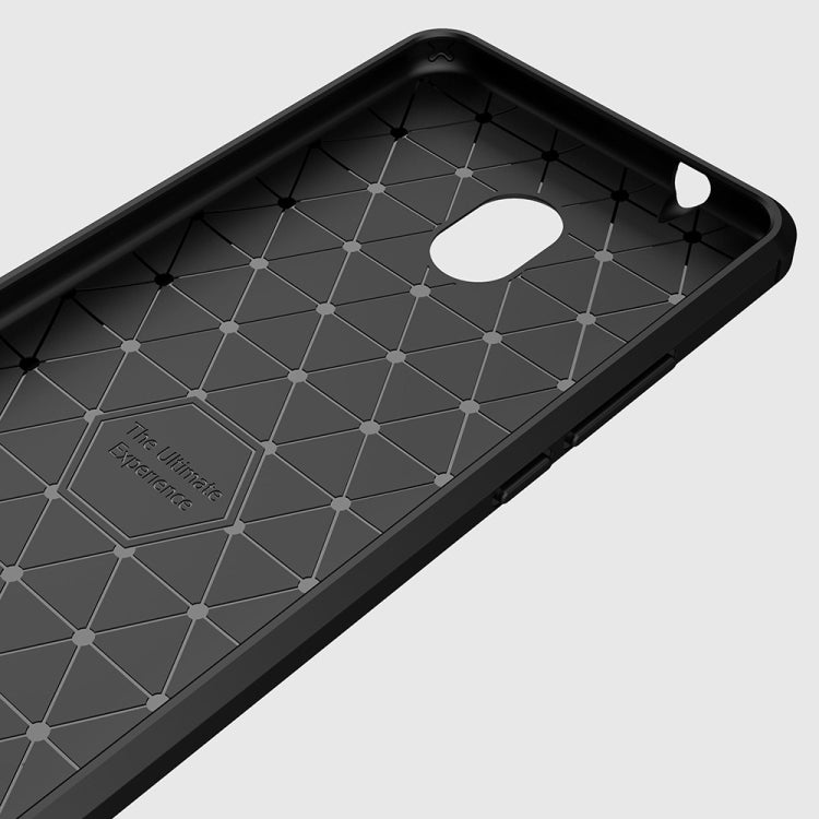 For Meizu  M5S Brushed Carbon Fiber Texture Shockproof TPU Protective Cover Case