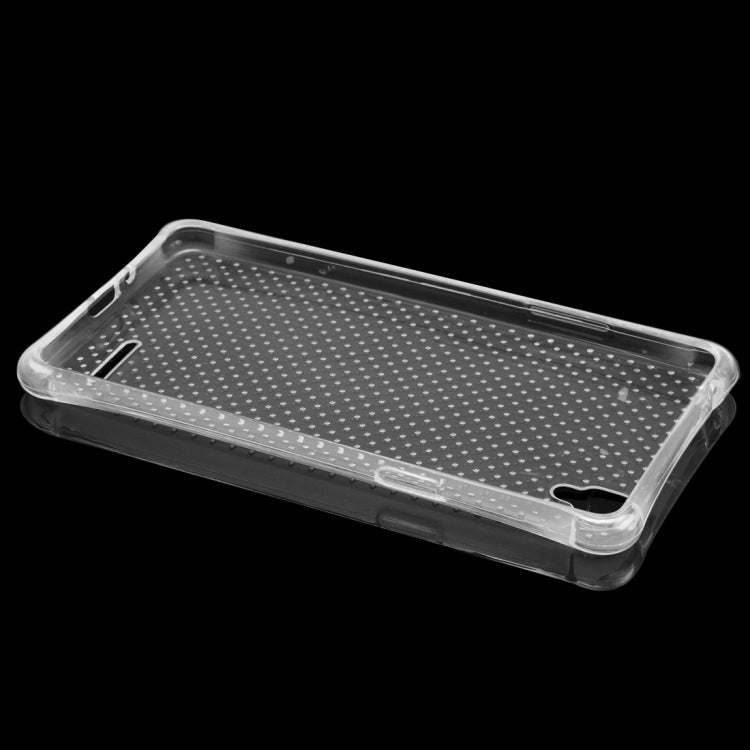 For OPPO  A35 Shock-resistant Cushion TPU Protective Case(Transparent)