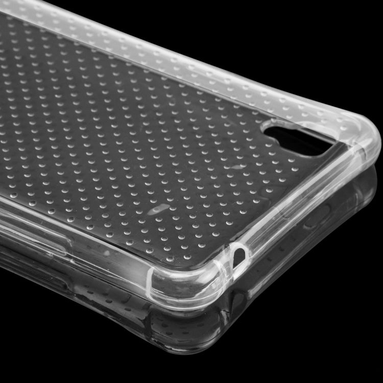 For OPPO  A35 Shock-resistant Cushion TPU Protective Case(Transparent)