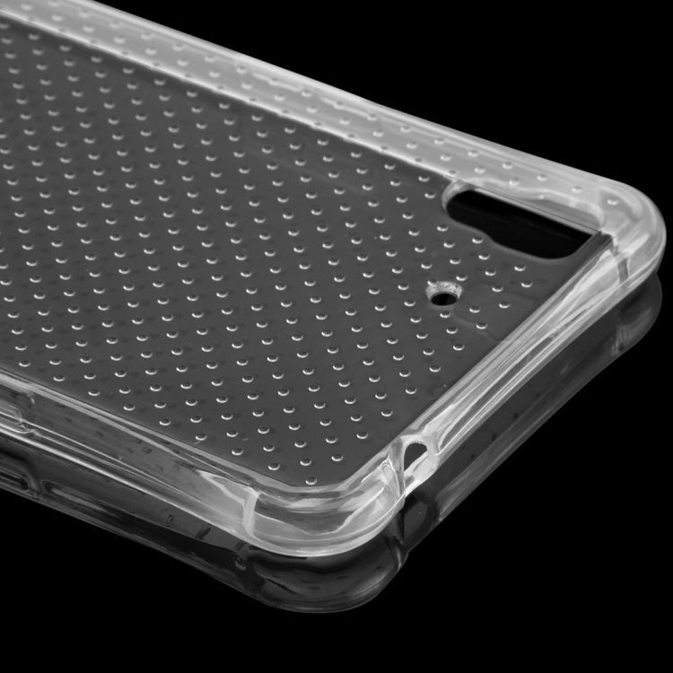 For OPPO  R7 Shock-resistant Cushion TPU Protective Case(Transparent)