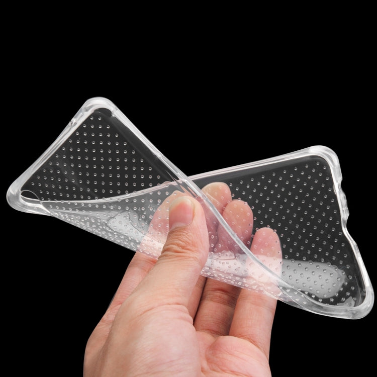 For OPPO  R9 Shock-resistant Cushion TPU Protective Case(Transparent)