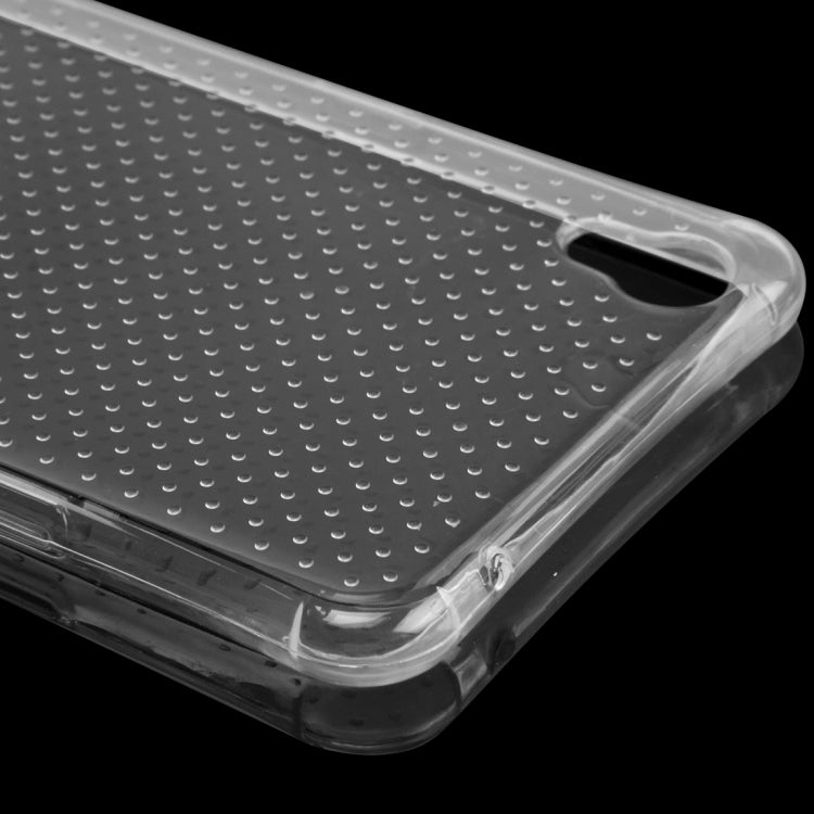 For OPPO  R9 Shock-resistant Cushion TPU Protective Case(Transparent)