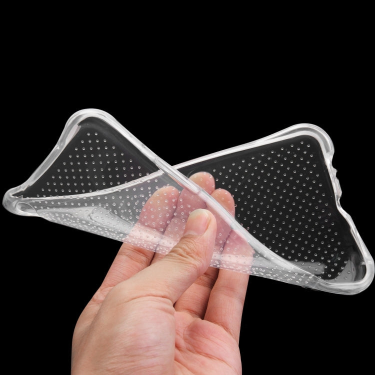 For OPPO  R9 Plus Shock-resistant Cushion TPU Protective Case(Transparent)