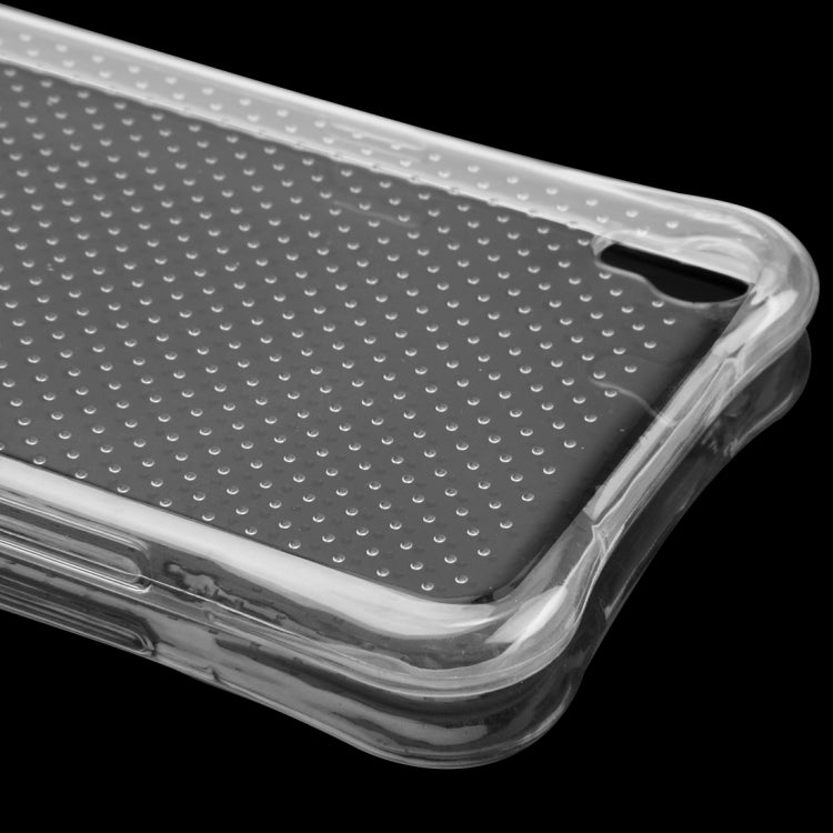 For OPPO  R9 Plus Shock-resistant Cushion TPU Protective Case(Transparent)