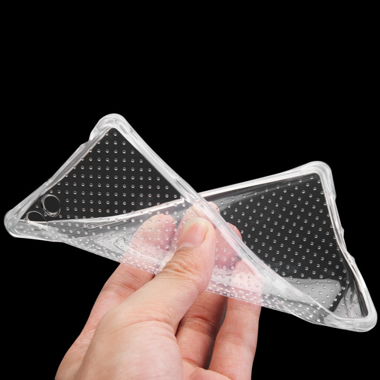 For OPPO  R1C / R8207 Shock-resistant Cushion TPU Protective Case(Transparent)