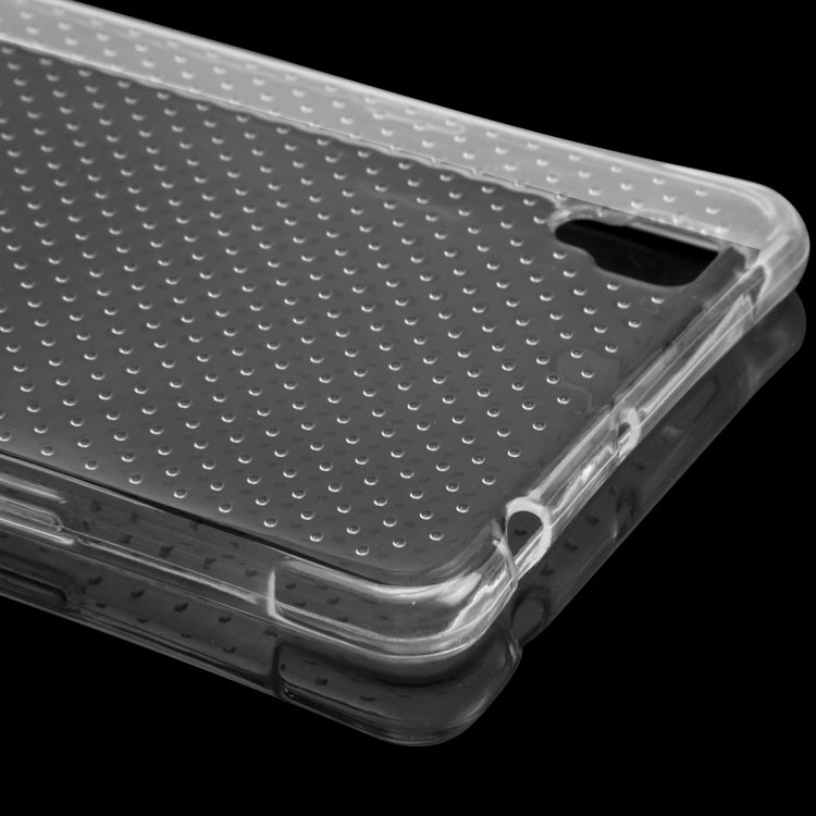 For OPPO  A53 Shock-resistant Cushion TPU Protective Case(Transparent)