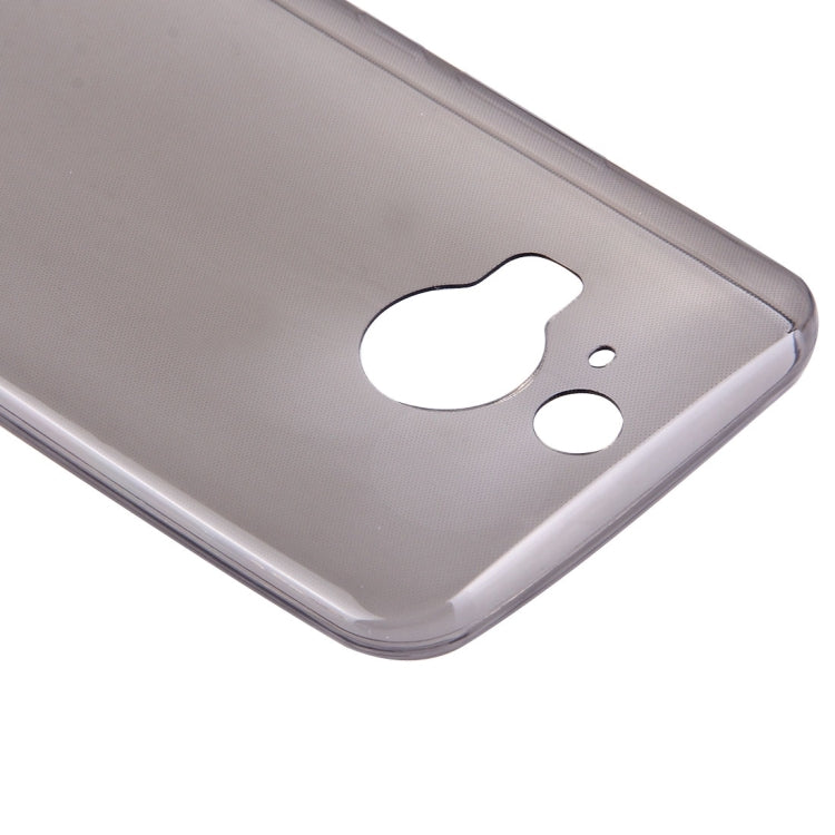 For HTC One M9+ 0.75mm Ultra-thin Transparent TPU Protective Case(Grey)