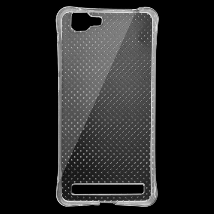 For Vivo  X5 Max Shock-resistant Cushion TPU Protective Case(Transparent)