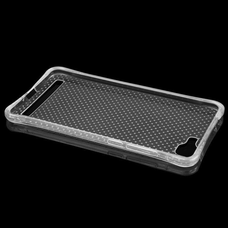 For Vivo  X5 Max Shock-resistant Cushion TPU Protective Case(Transparent)