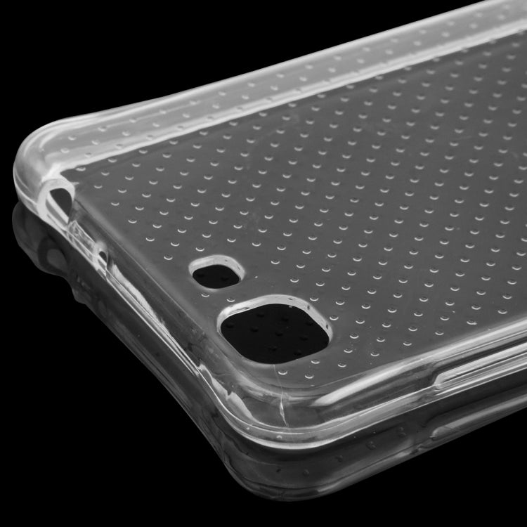 For Vivo  X5L Shock-resistant Cushion TPU Protective Case(Transparent)