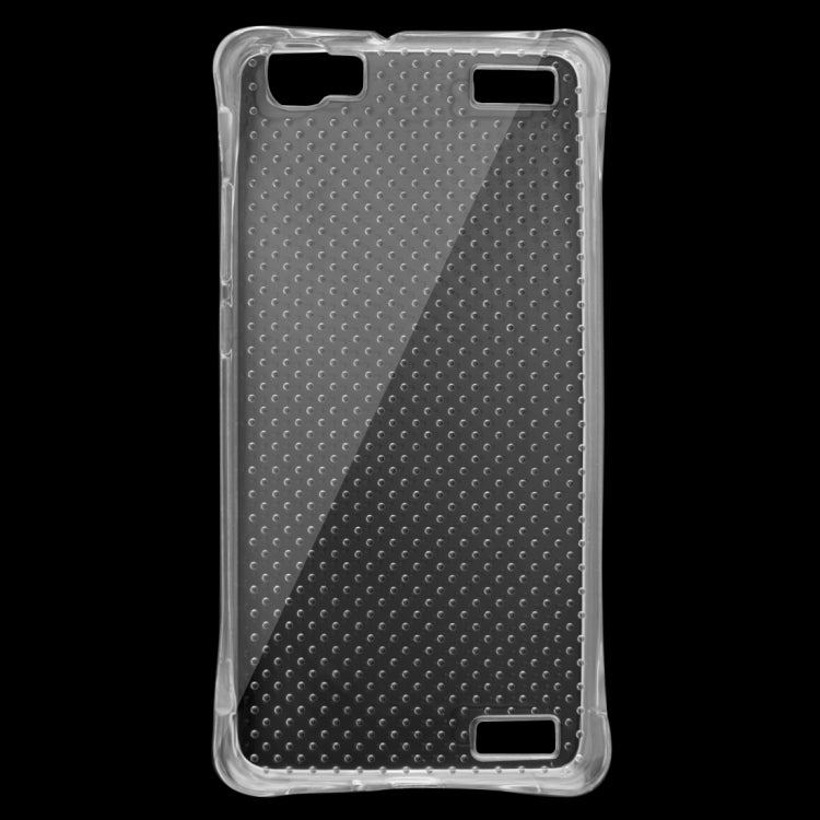 For Vivo  Y37 Shock-resistant Cushion TPU Protective Case(Transparent)