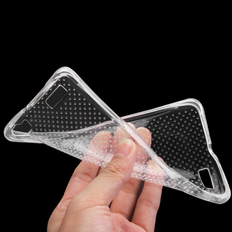 For Vivo  Y37 Shock-resistant Cushion TPU Protective Case(Transparent)