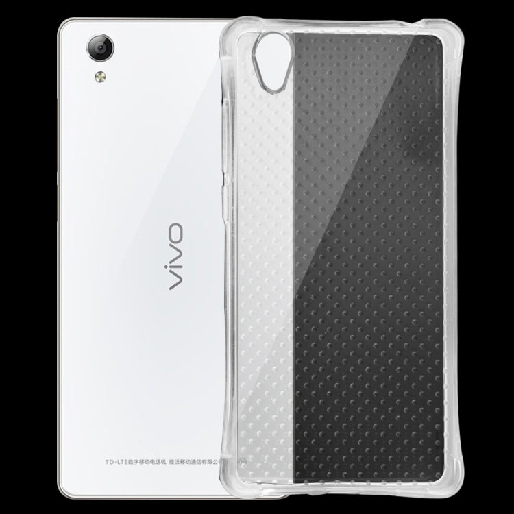 For Vivo  Y51 Shock-resistant Cushion TPU Protective Case(Transparent)
