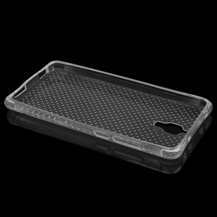 For Xiaomi  Mi 4 Shock-resistant Cushion TPU Protective Case(Transparent)