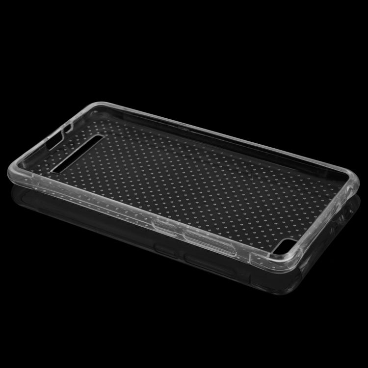 For Xiaomi  Mi 4c Shock-resistant Cushion TPU Protective Case(Transparent)