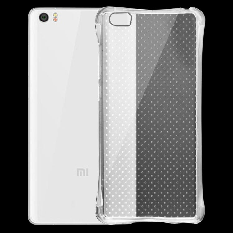 For Xiaomi  Note Shock-resistant Cushion TPU Protective Case(Transparent)