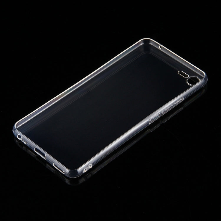 50 PCS for Meizu Meilan E2 0.75mm Ultra-thin Transparent TPU Protective Case