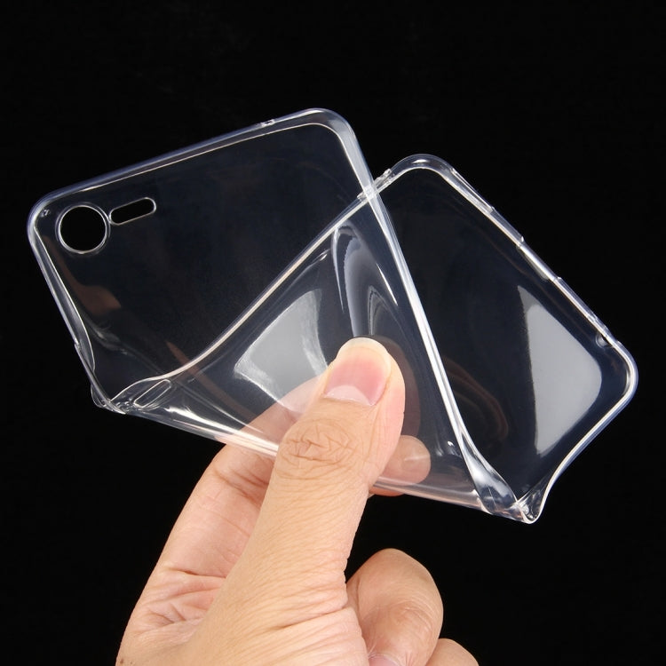 50 PCS for Meizu Meilan E2 0.75mm Ultra-thin Transparent TPU Protective Case
