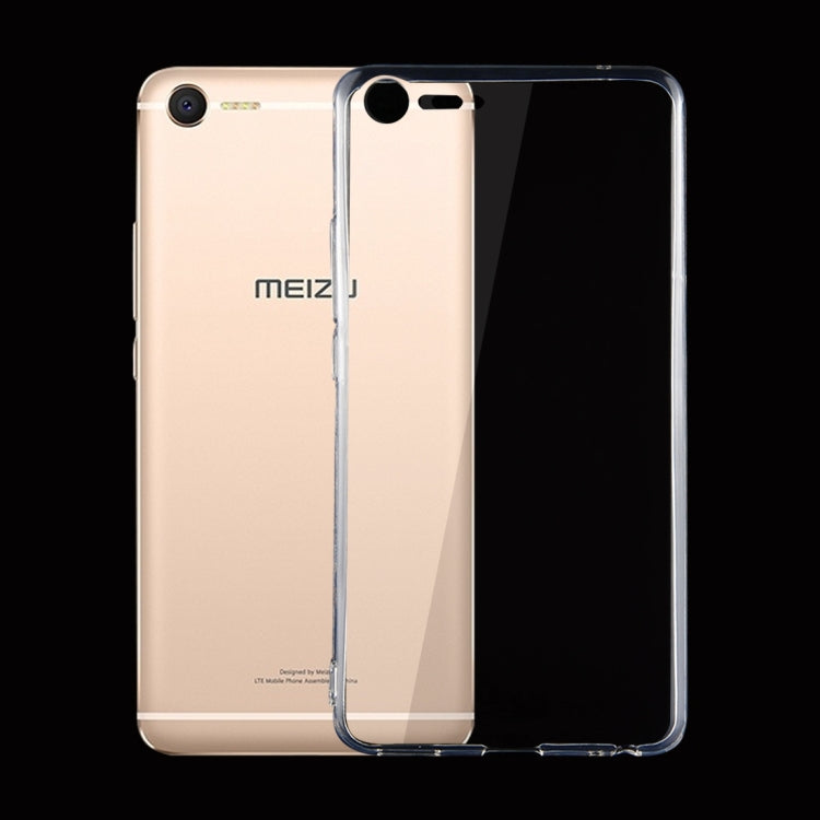 For Meizu  Meilan E2 0.75mm Ultra-thin Transparent TPU Protective Case (Transparent)