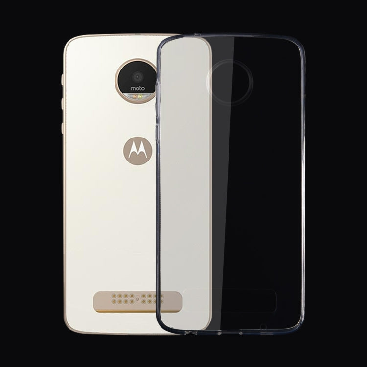 For Motorola Moto Z2 Play 0.75mm Ultra-thin Transparent TPU Protective Case(Transparent)