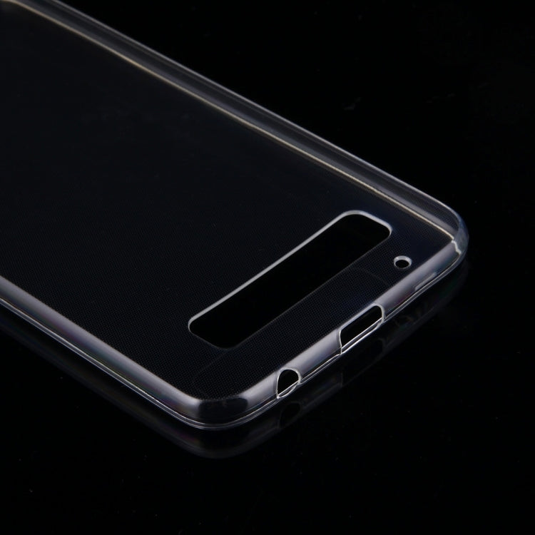 50 PCS for Motorola Moto Z2 Play 0.75mm Ultra-thin Transparent TPU Protective Case