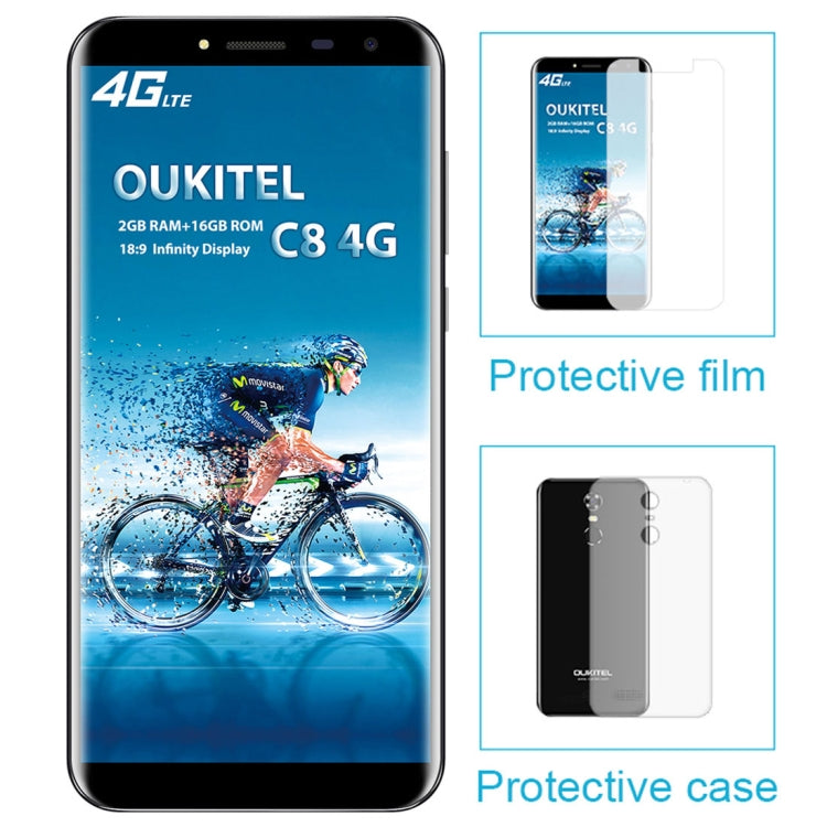 OUKITEL for C8 (MPH2245/MPH3450)  TPU Case + Screen Protector Film