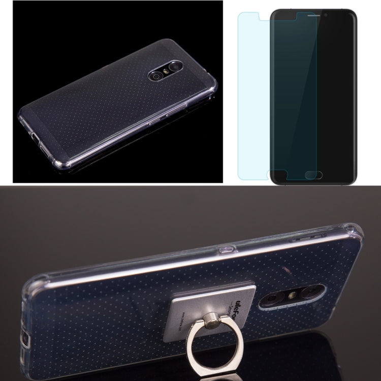 Ulefone for Gemini (MPH0238) TPU Case + Tempered Glass Screen Film + Ring Holder