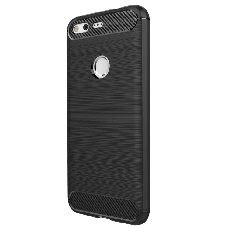 For Google Pixel Brushed Carbon Fiber Texture Shockproof TPU Protective Case