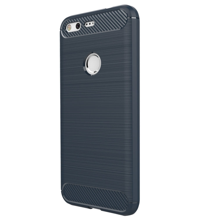 For Google Pixel Brushed Carbon Fiber Texture Shockproof TPU Protective Case